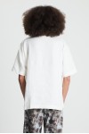 T-shirt Carolina Bordada Off White