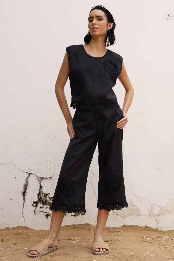 Conjunto La Concha Preto